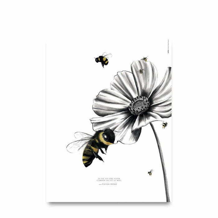 L'abeille "le miel d'amour"
