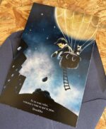 carte postale Décopositive - Collection l'enfant des étoiles - modèle Montgolfiere