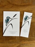 carte postale et marque page decopositive - le martin-pêcheur