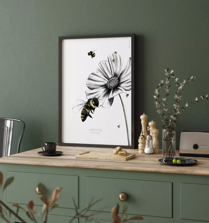 abeille-miel-amour-02 Affiche abeille - citation sur l'amour