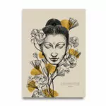 Affiche Bouddha "ce que tu penses, tu le deviens"