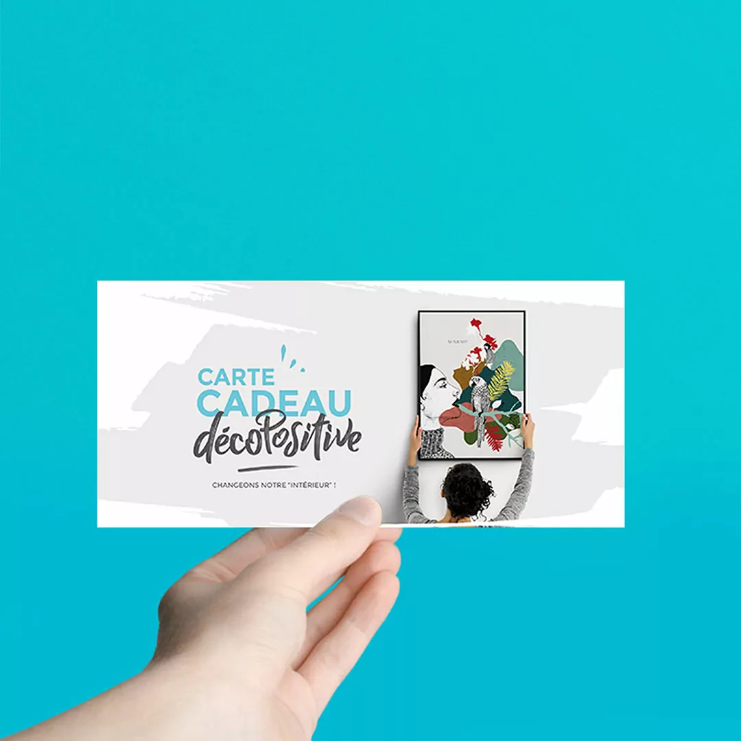Carte cadeau Décopositive Carte cadeau Décopositive
