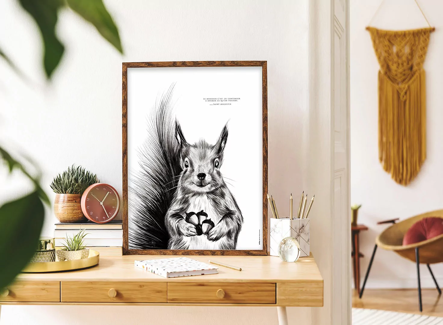 L'Écureuil "Désirer ce qu'on possède" L'Écureuil "Désirer ce qu'on possède"