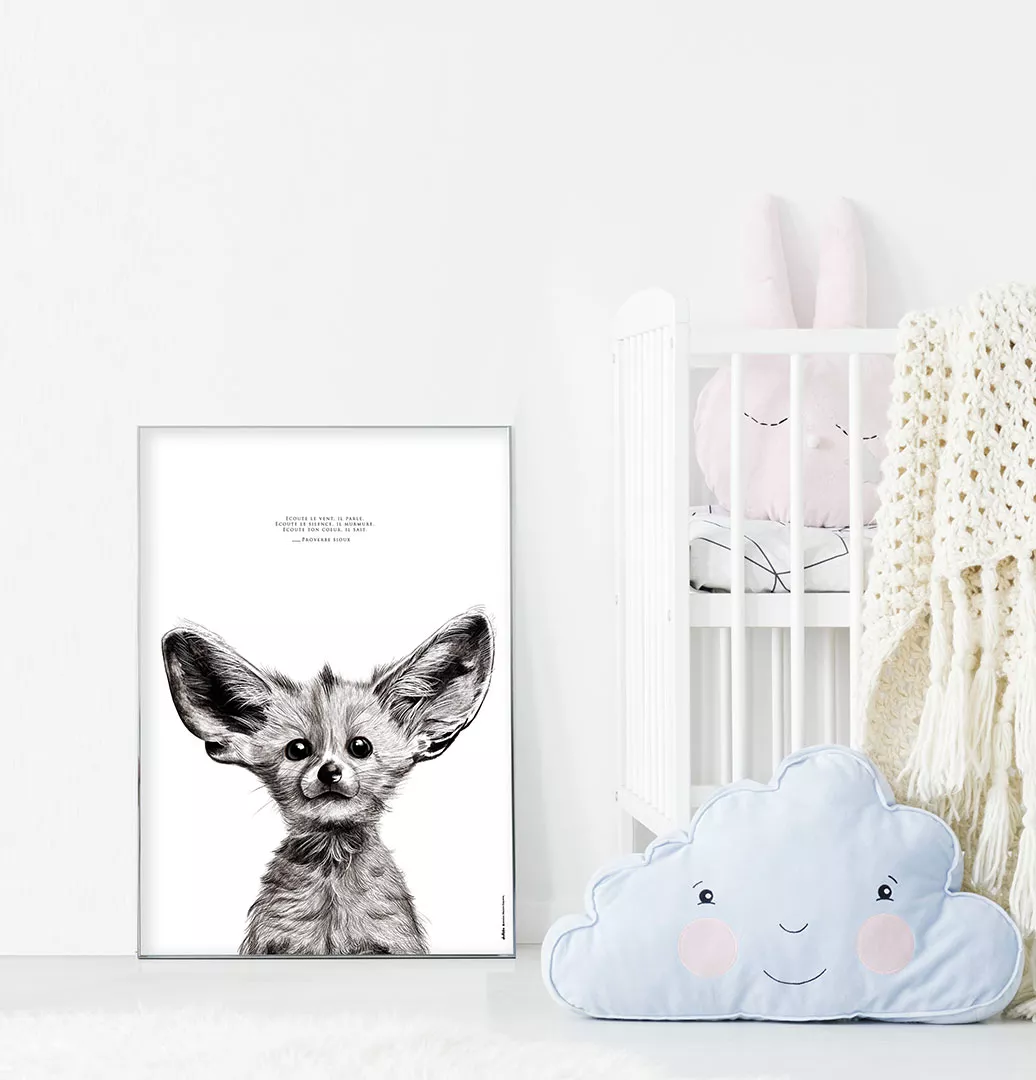 Le Fennec "écoute ton coeur"