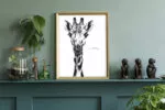 Affiche Girafe "être à la hauteur"