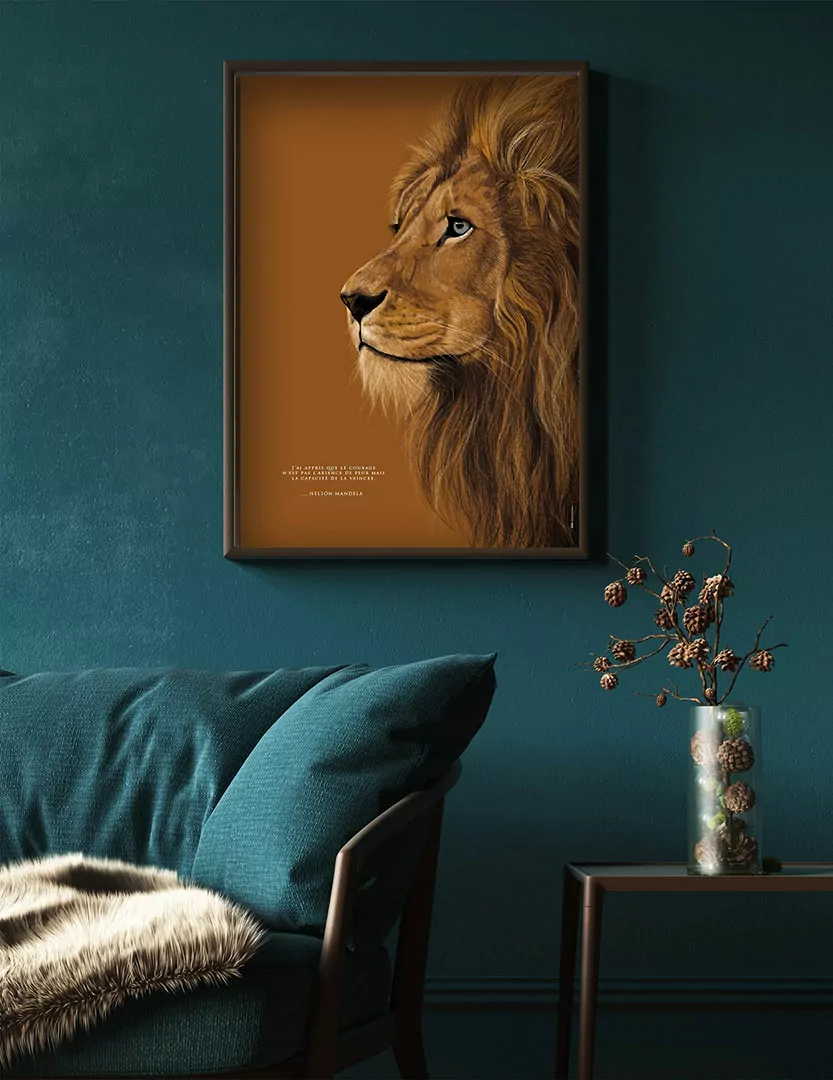 Le Lion "le courage" Mandela Le Lion "le courage" Mandela