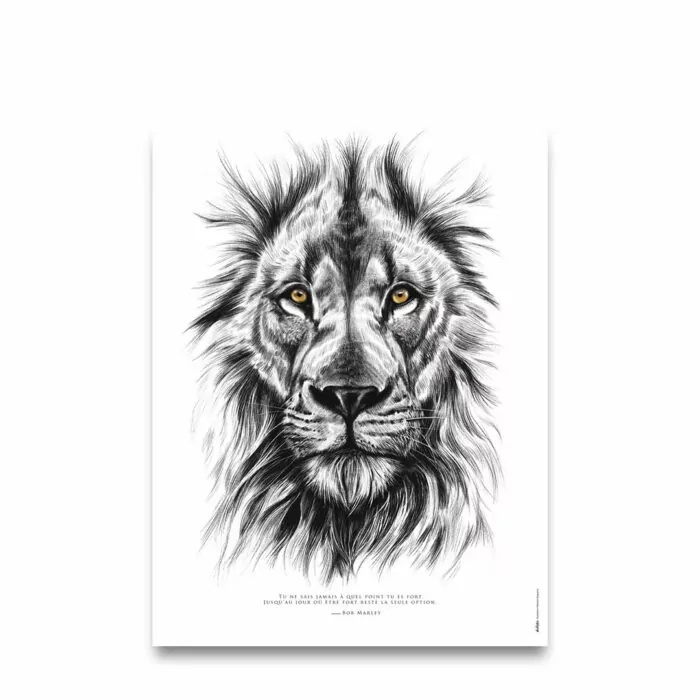 Le Lion "la force" - citation sur la force