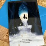 carte postale Décopositive - Collection l'enfant des étoiles - modèle LE CHEMIN