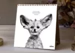 calendrier 2024 animaux - calendrier les AniMots de sagesse - 13 feuillets - made in france